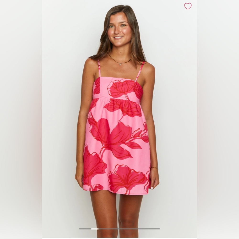Beginning Boutique Lotus Love Affair Pink Floral Mini